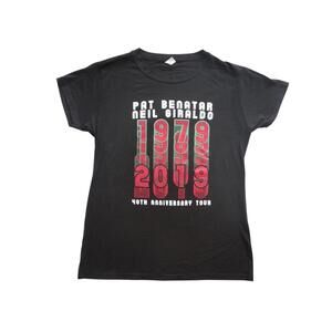Pat‎ Benatar & Neil Giraldo 40th Anniversary Tour T-Shirt XXL